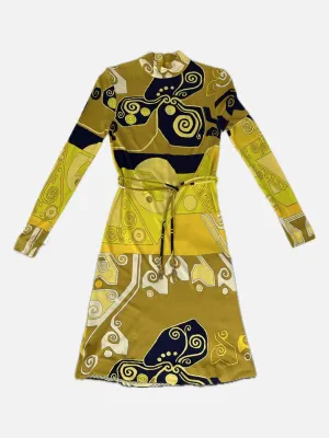 Léonard Silk Printed Dress