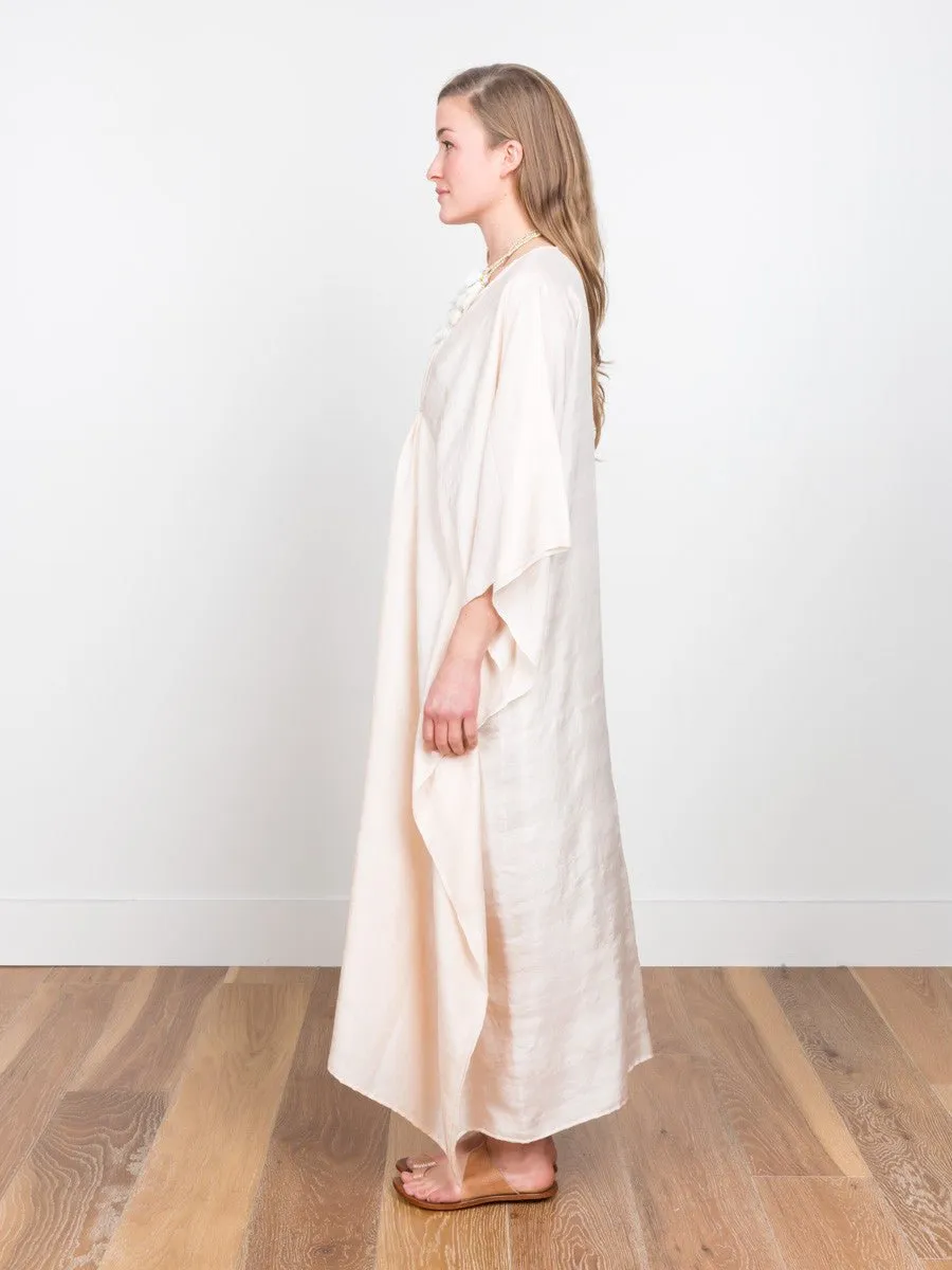 long silk caftan