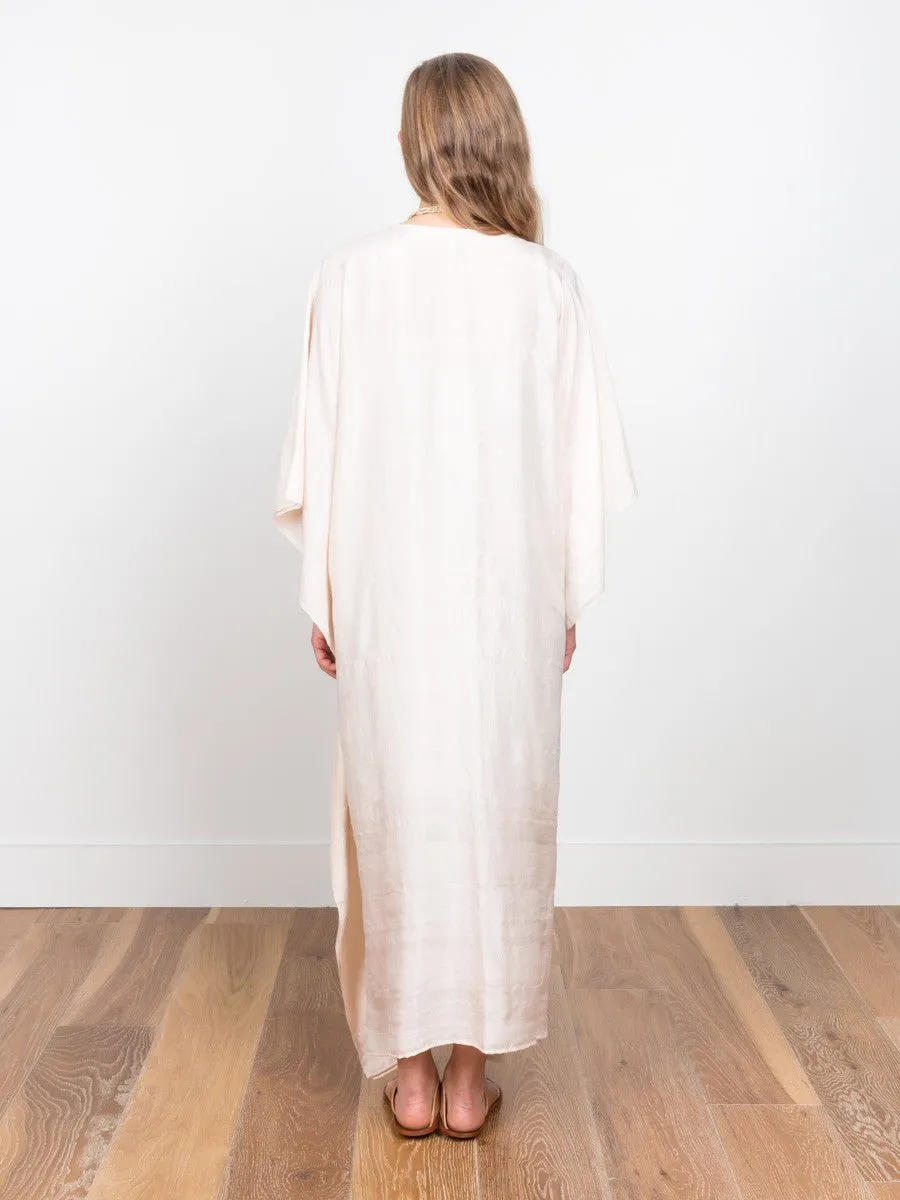 long silk caftan