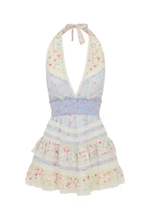 Love Shack Fancy Prim Dress - Pearled Blue