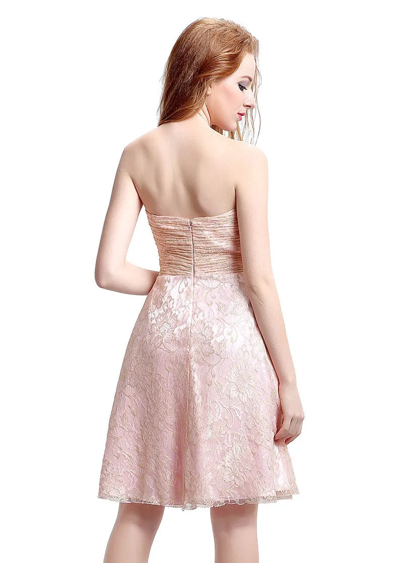Lovely Lace Homecoming Dress