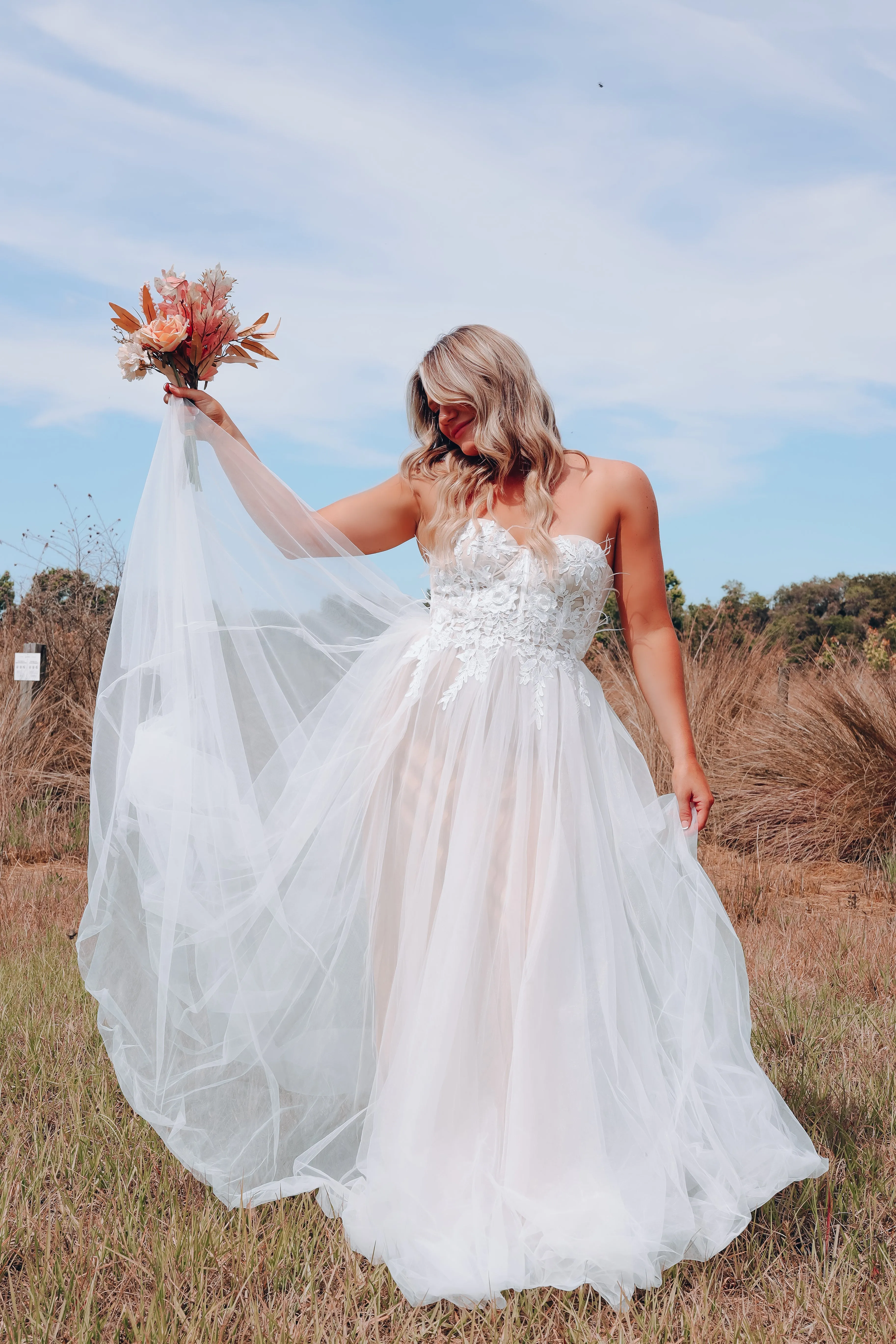 Magical Memories Lace And Tulle Ball Gown