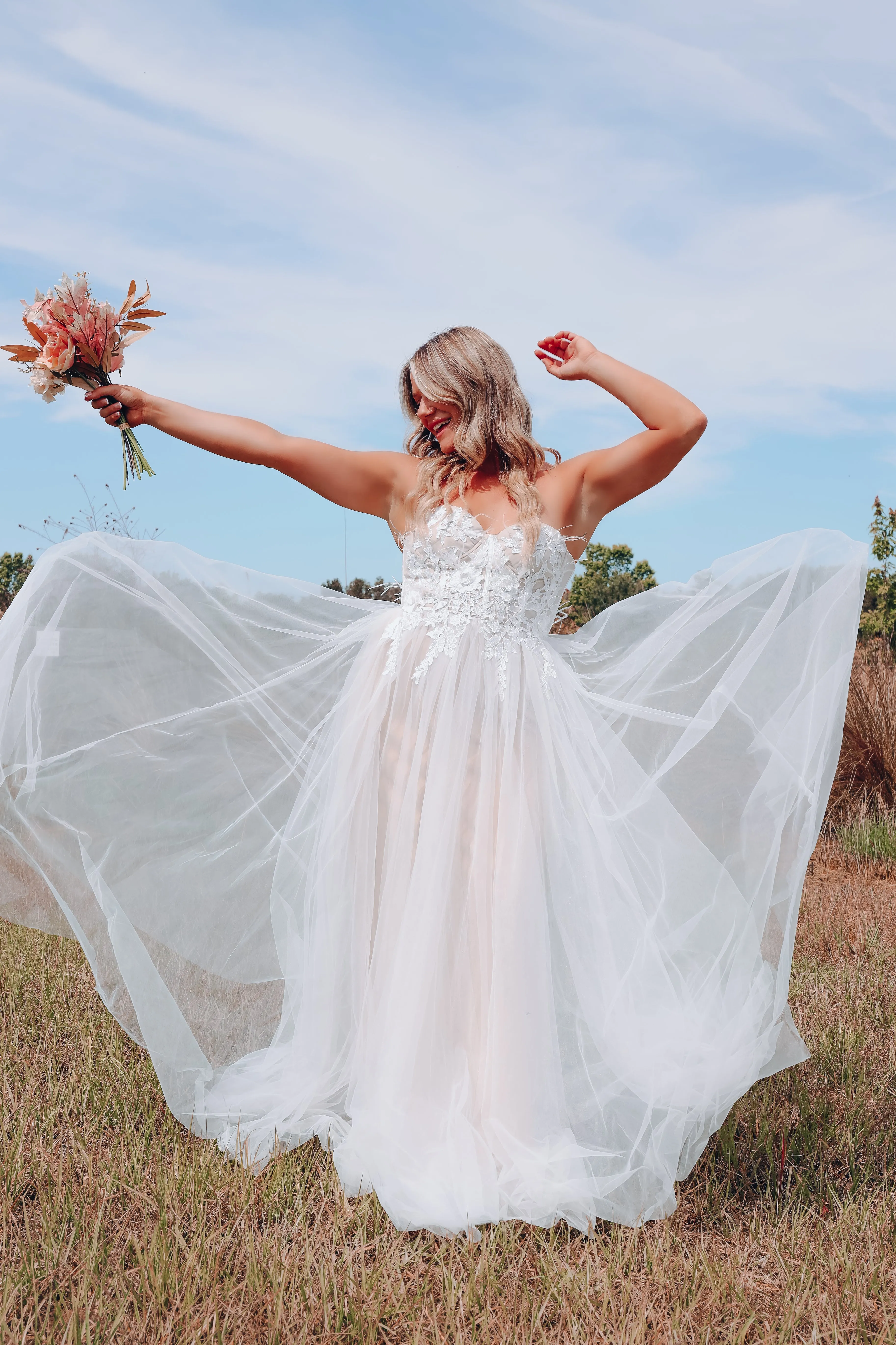 Magical Memories Lace And Tulle Ball Gown