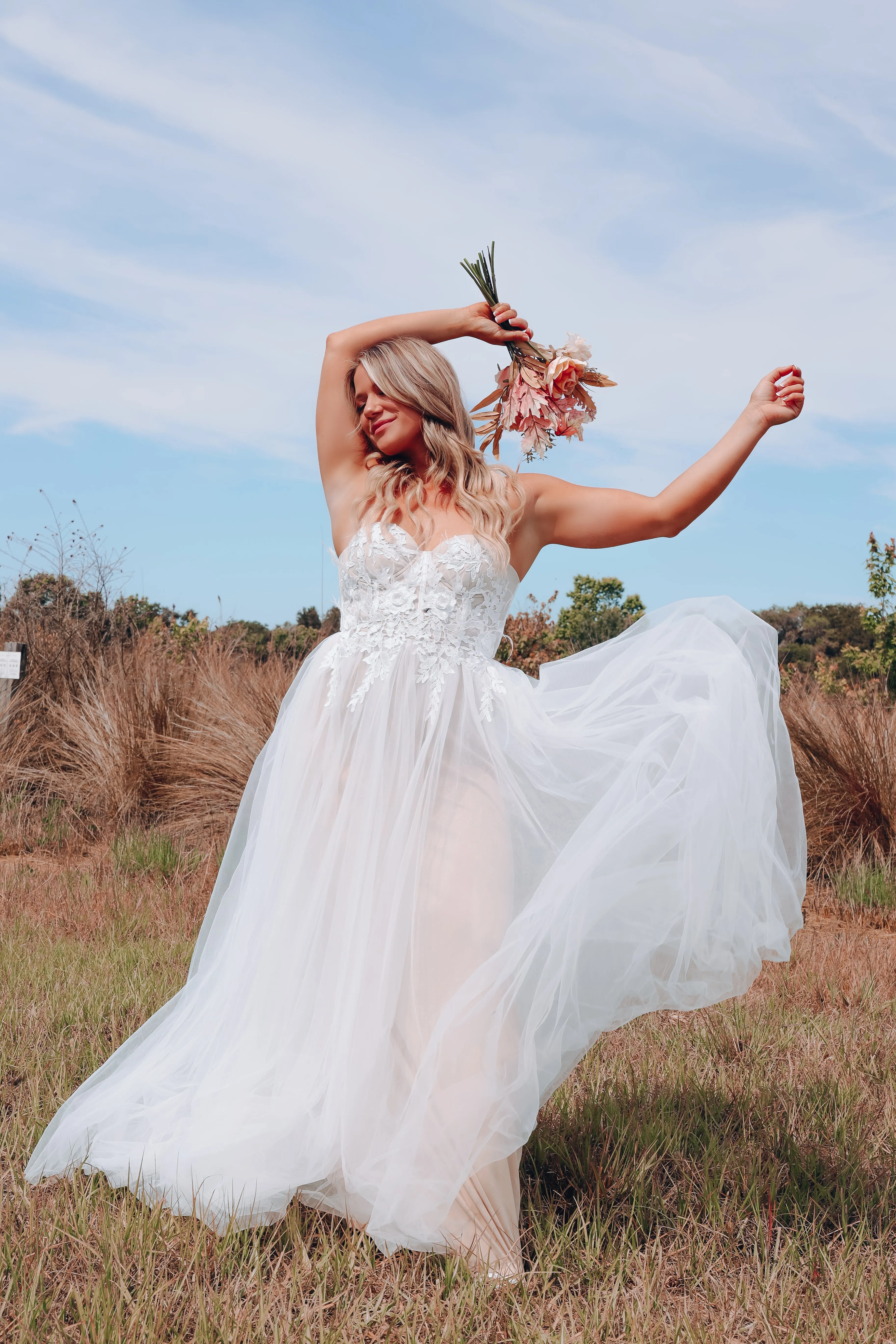 Magical Memories Lace And Tulle Ball Gown
