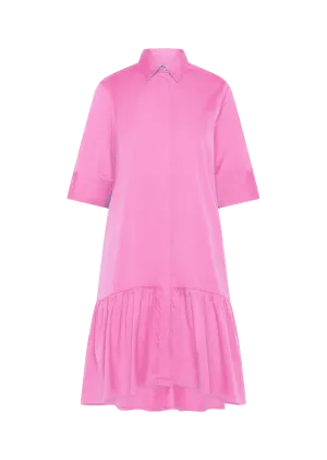 MARCIA KA CYCLAMEN PINK COTTON UNI DRESS