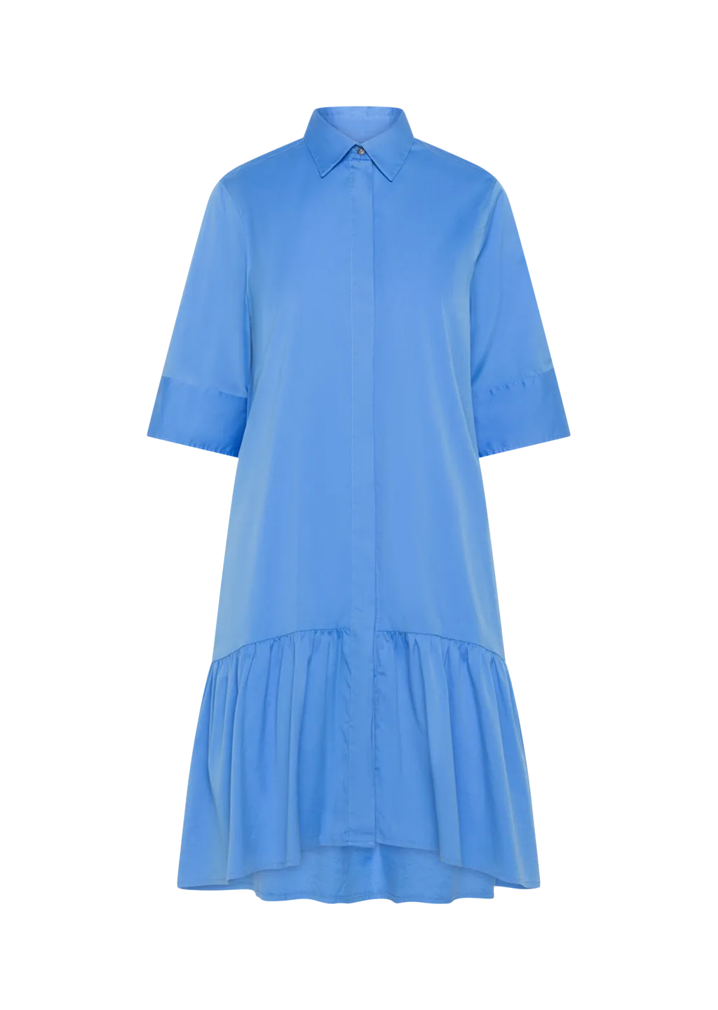 MARCIA KA REGATTA BLUE COTTON UNI DRESS