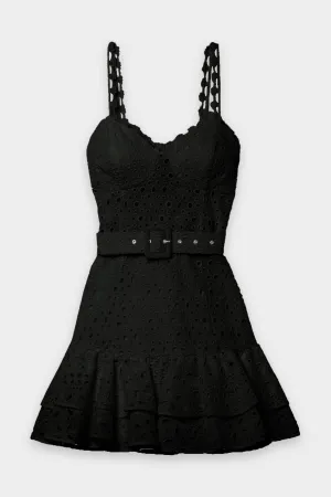 Marianne Short Dress in Black