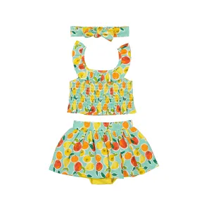 Mayoral Agua 3 Piece Skirt Set