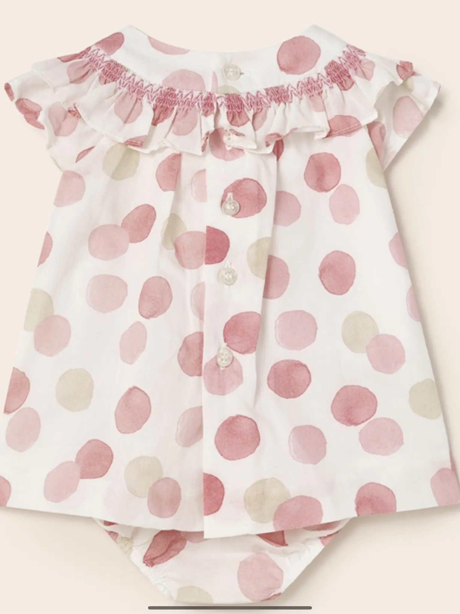 Mayoral spotted dress.   03231496