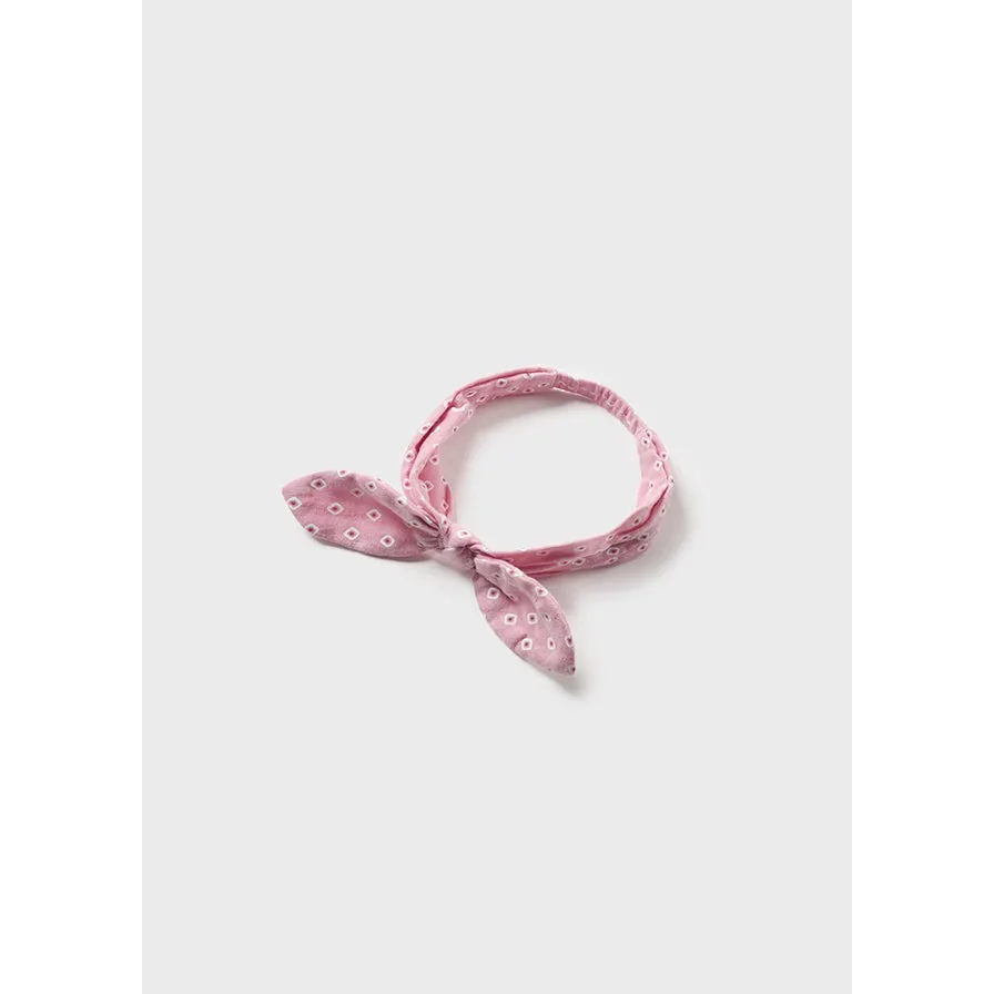 Mayoral Tulip Pink Dress Bloomer & Headband Set