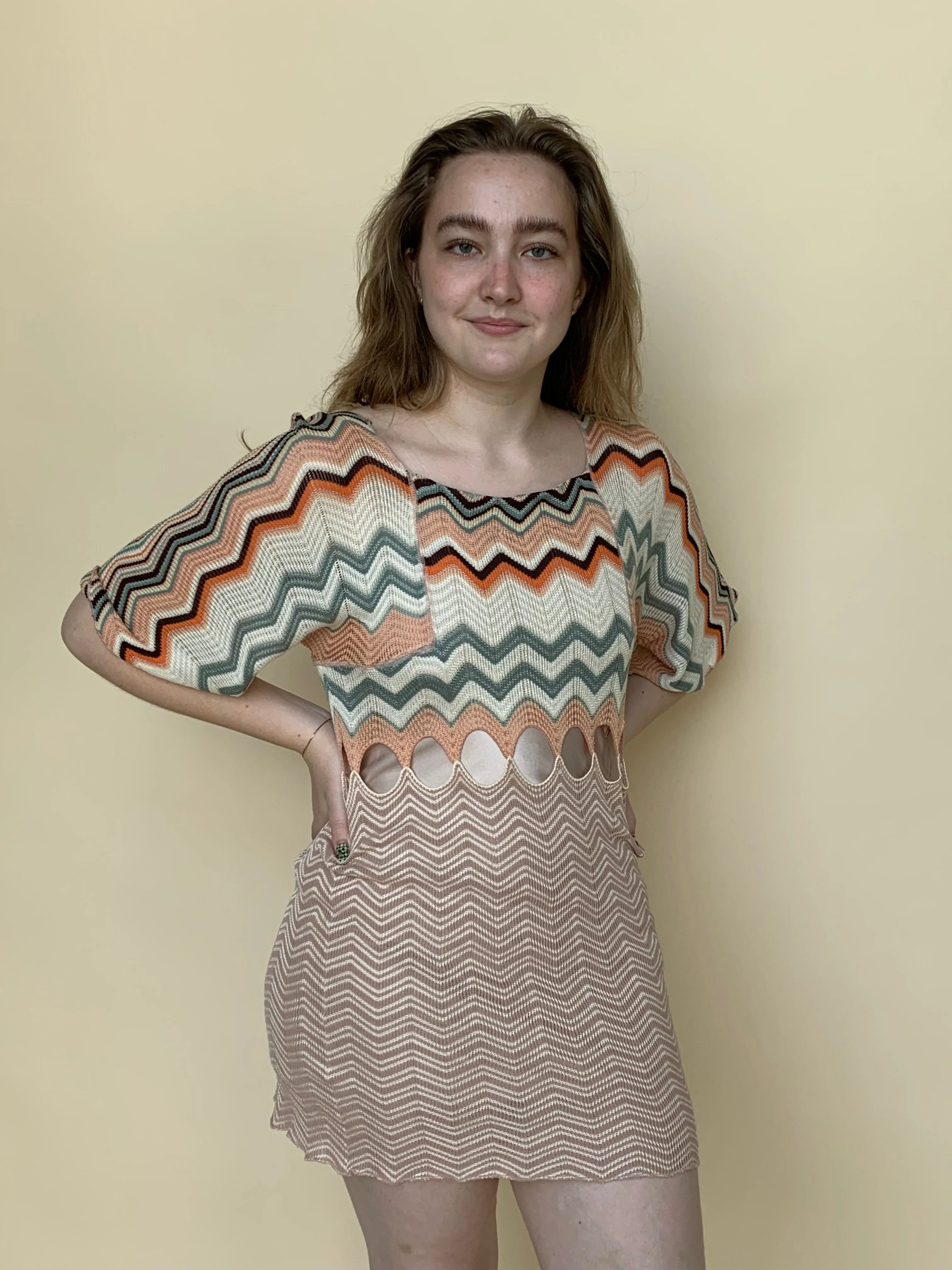 Missoni knit mini dress