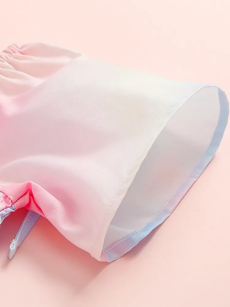 Mommy and Me Cotton Candy Pastel Smocked Midi Dress