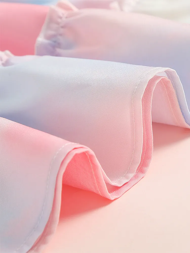 Mommy and Me Cotton Candy Pastel Smocked Midi Dress