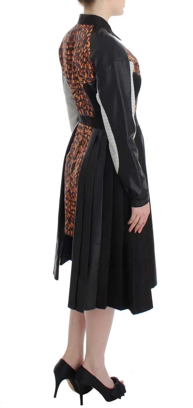 Multicolor Shirt Long Sleeve Dress