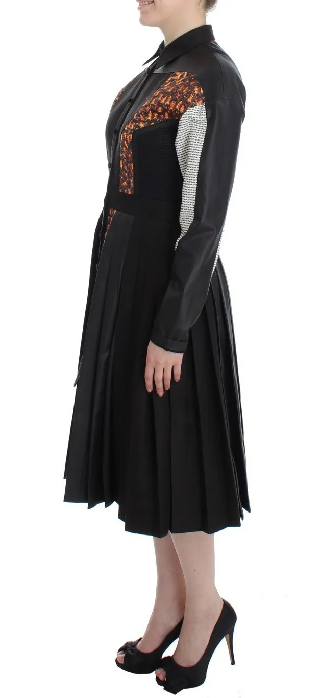 Multicolor Shirt Long Sleeve Dress