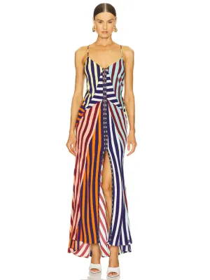 Muma World Striped Compass Dress