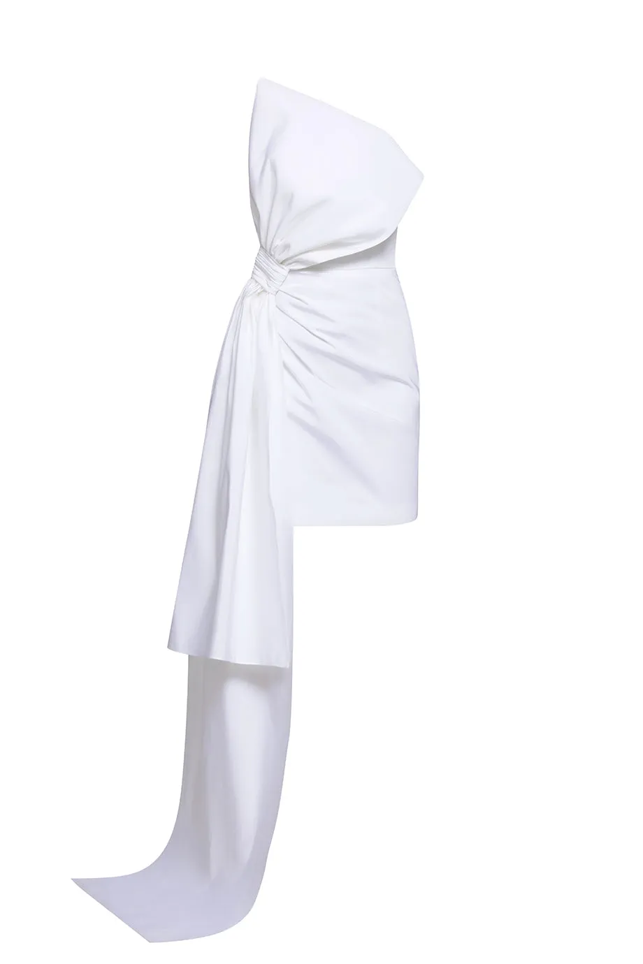 Nadine Silk Faille Mini Dress