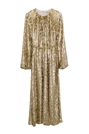 Odina Maxi Dress in Gold