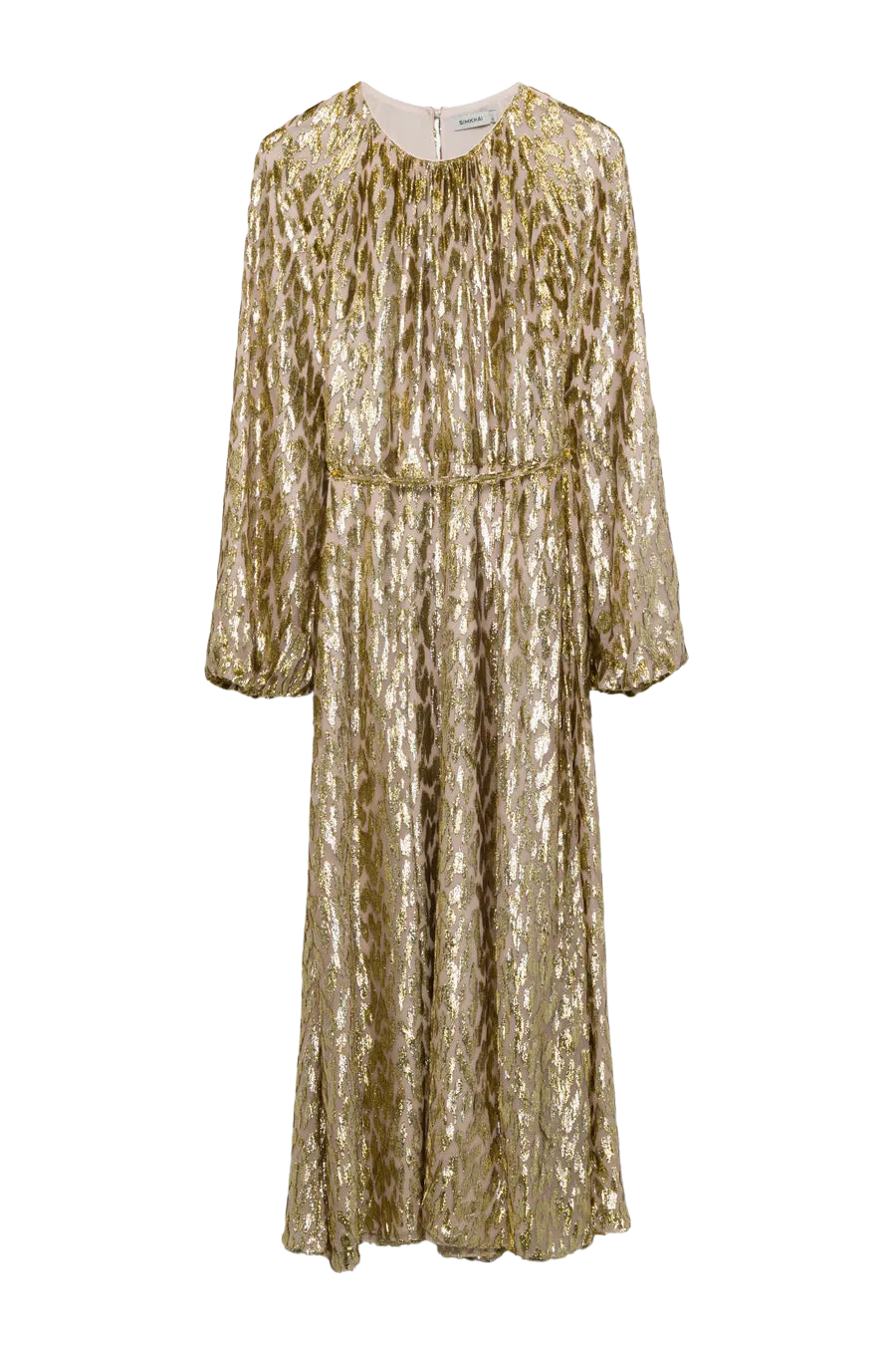 Odina Maxi Dress in Gold