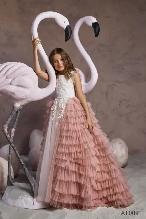 Overskirt Flower Girl Dress - Two Looks in One
