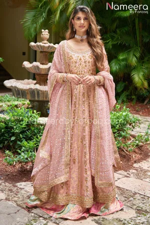 Pakistani Bridal Lehenga Frock Dress Online #BS569