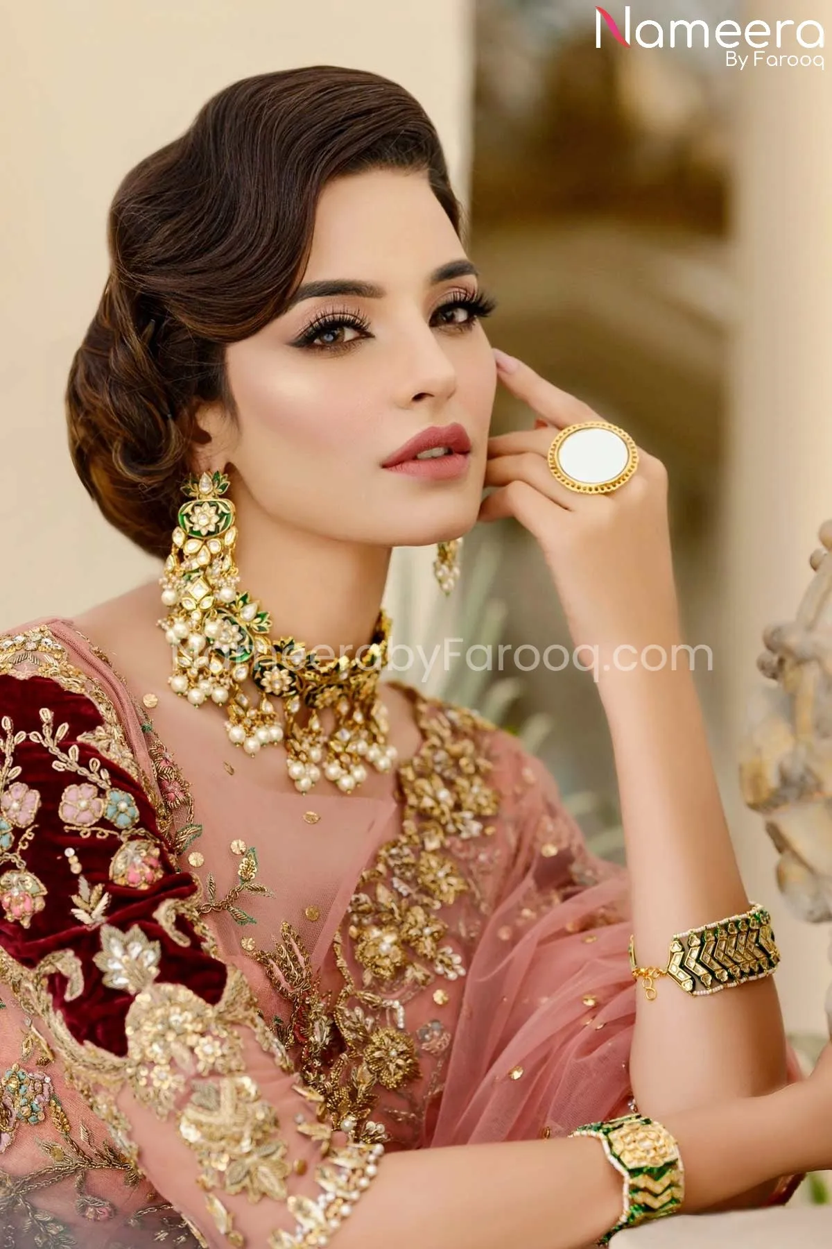 Pakistani Bridal Lehnga Choli with Dupatta #BS587