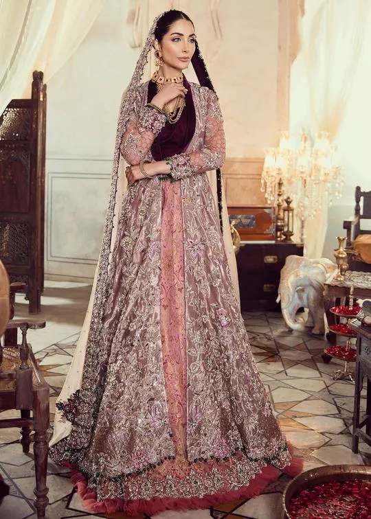 Pakistani Bridal Long Maxi with Embroidery #Y2091