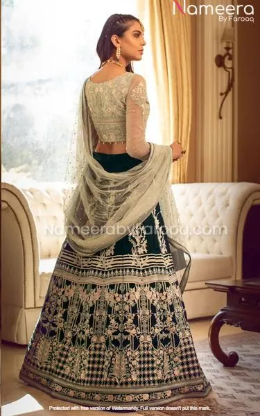 Pakistani Choli Lehenga Dress for Wedding Wear #PN89
