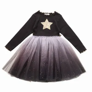 Petite Hailey Aria Tutu Dress - Black