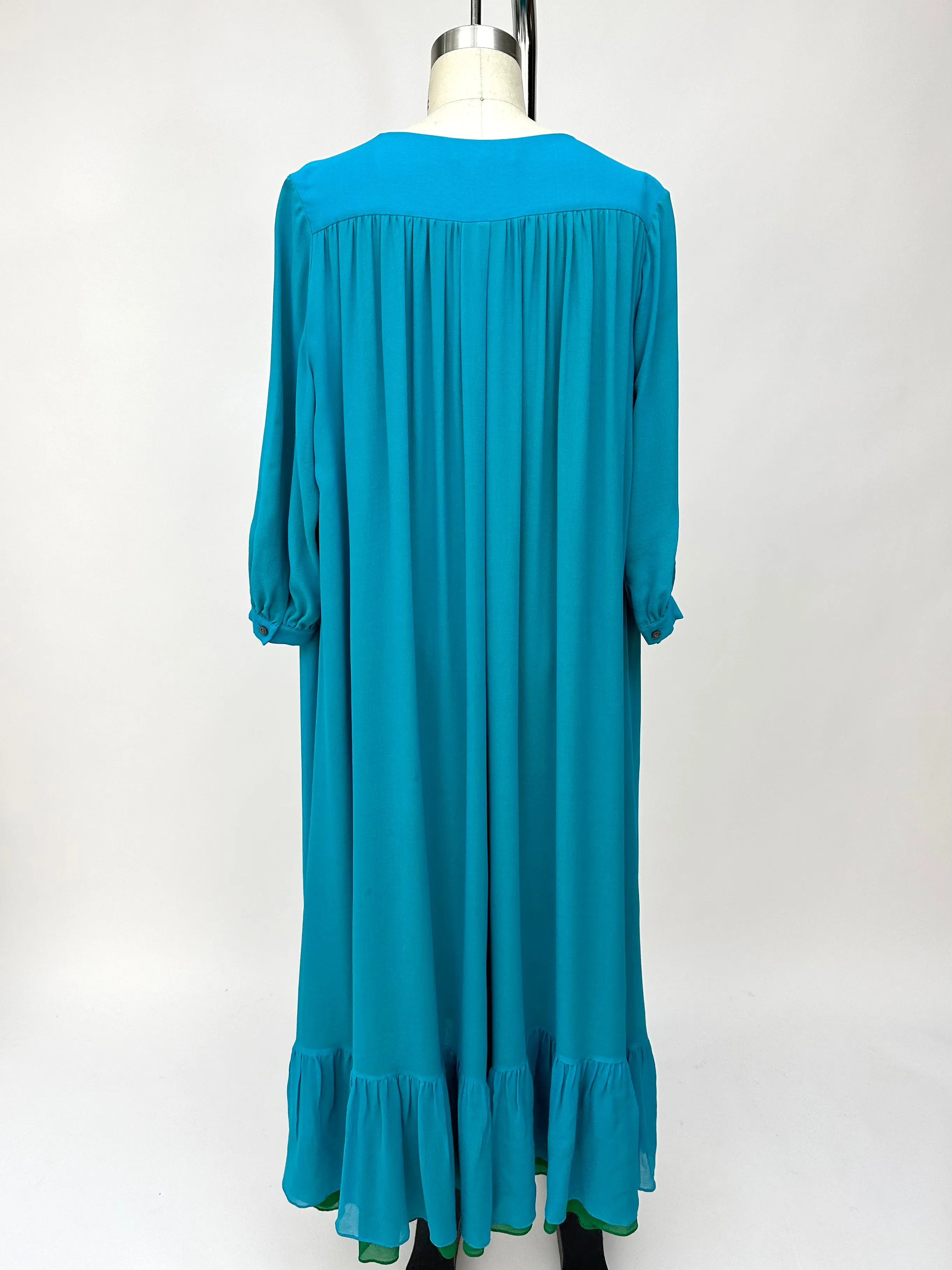 Pierre Balmain Chiffon Maxi Dress