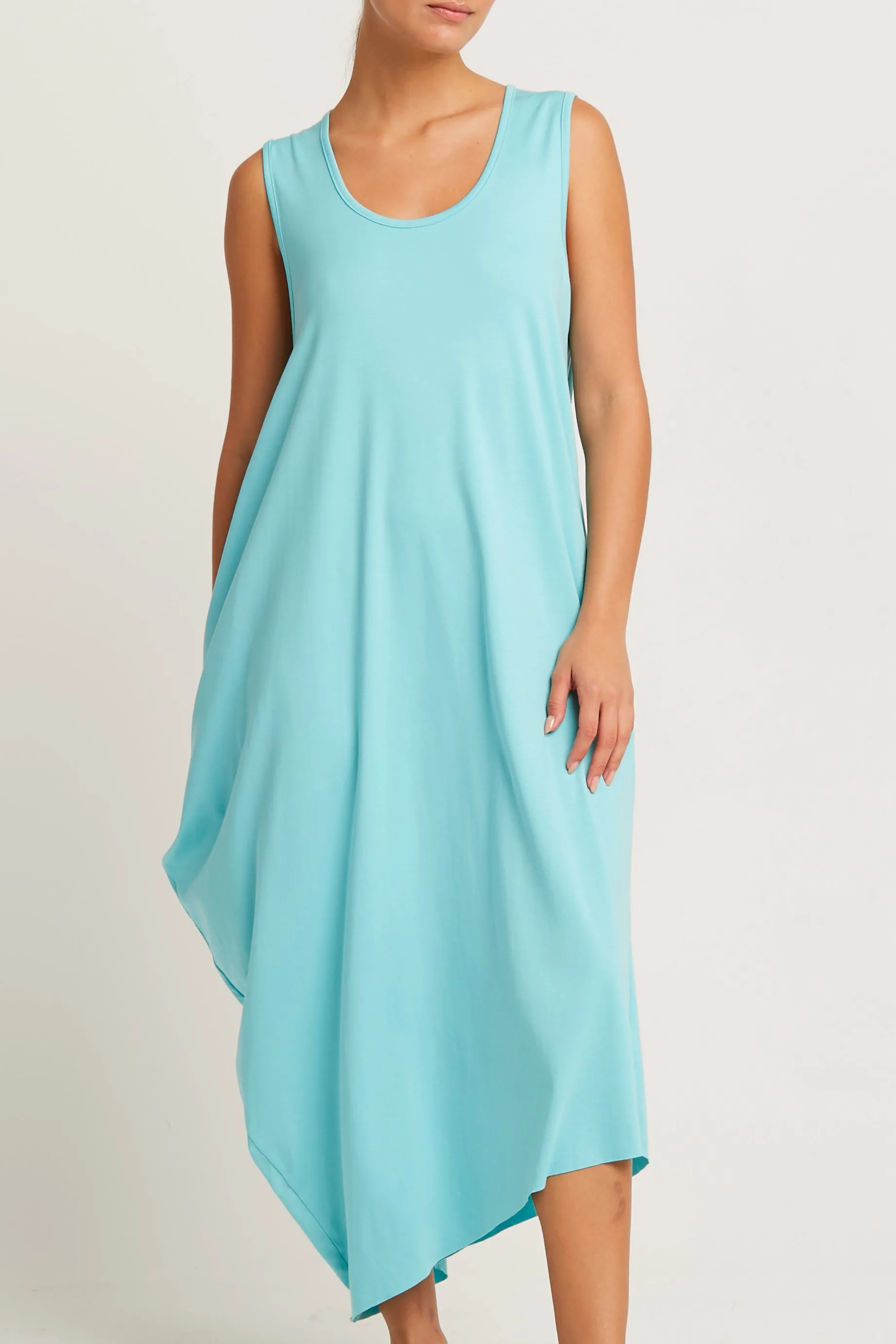Pima Cotton Waterfall Dress