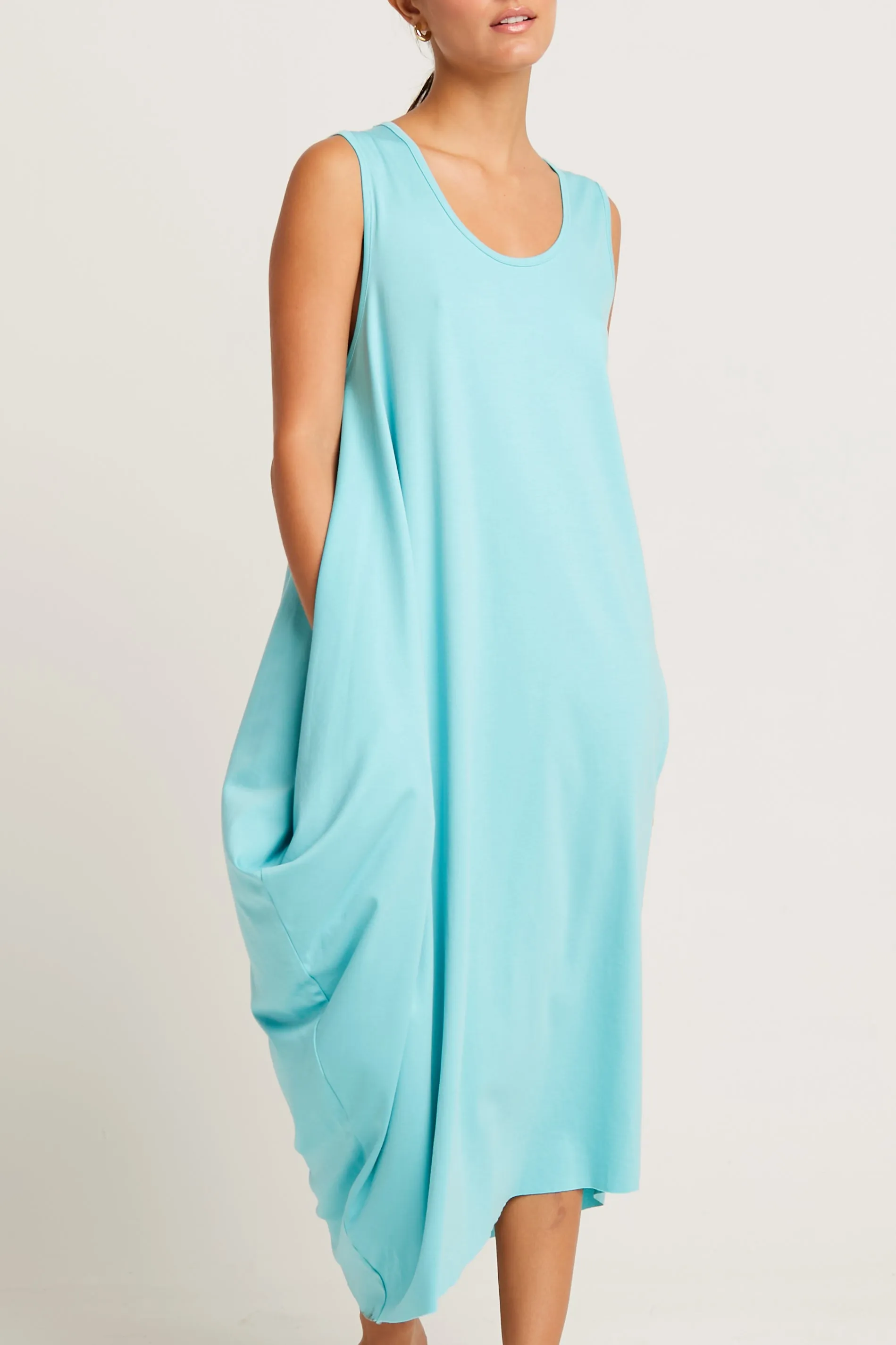 Pima Cotton Waterfall Dress