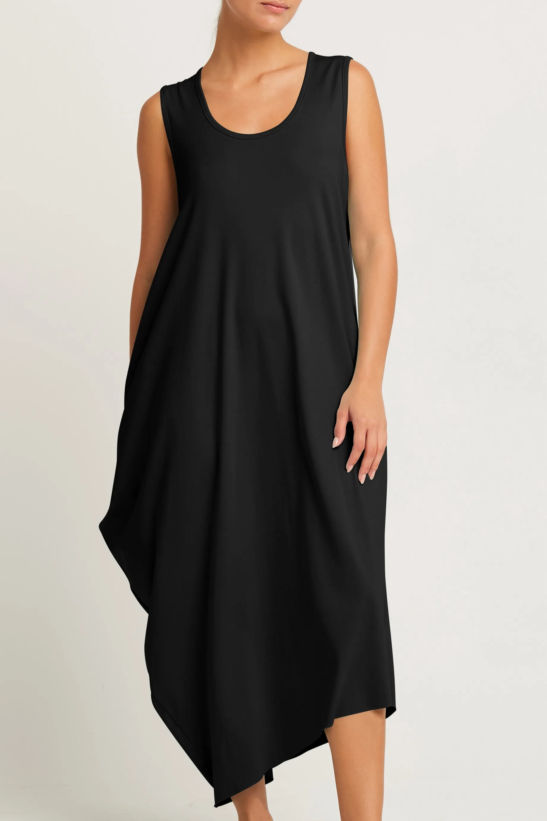 Pima Cotton Waterfall Dress