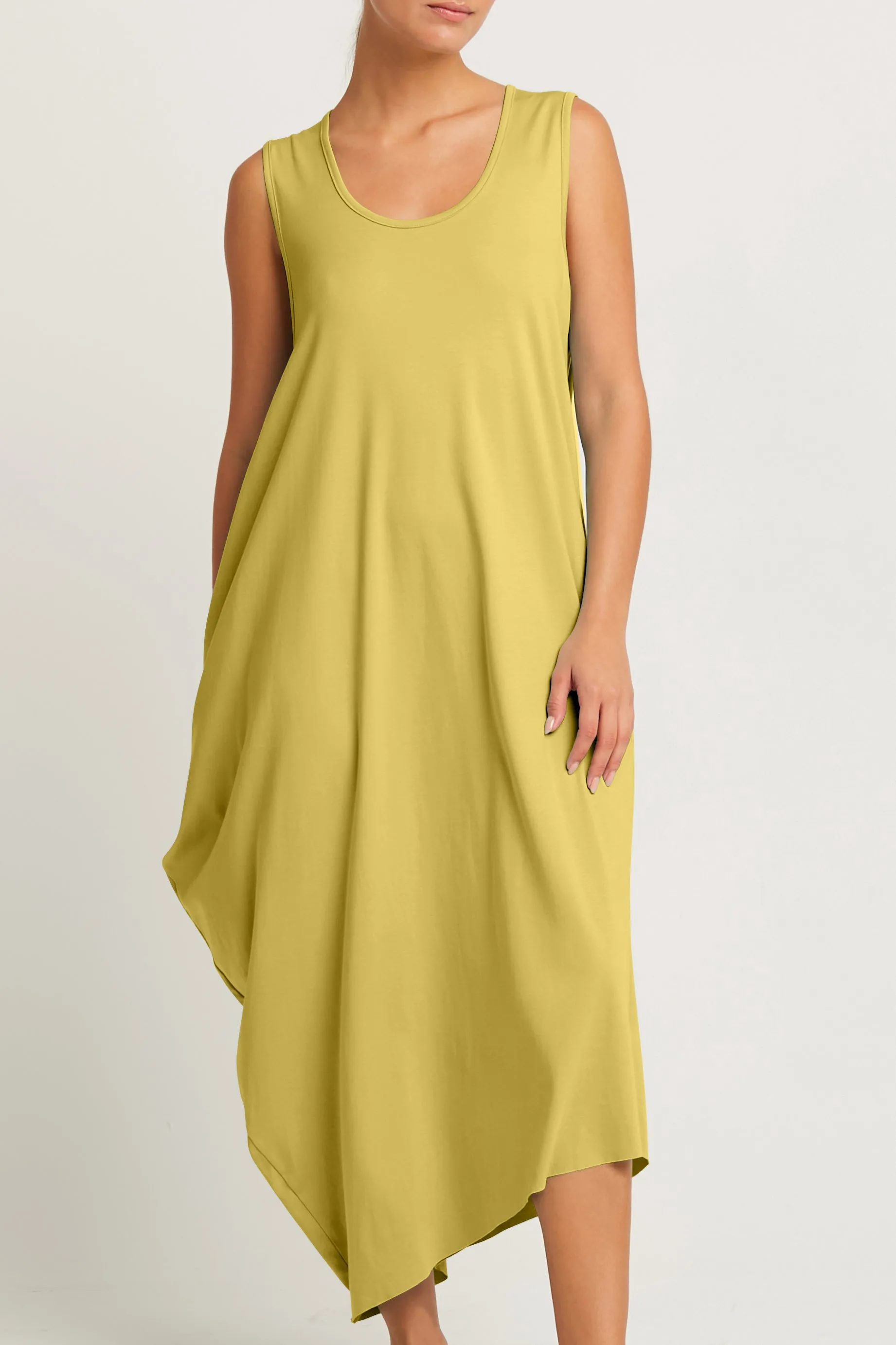 Pima Cotton Waterfall Dress
