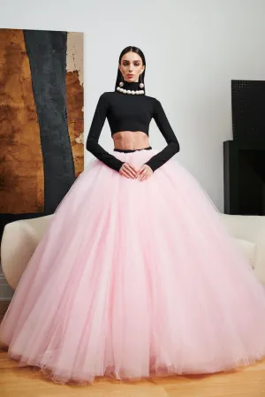 Pink Tulle Ball Skirt