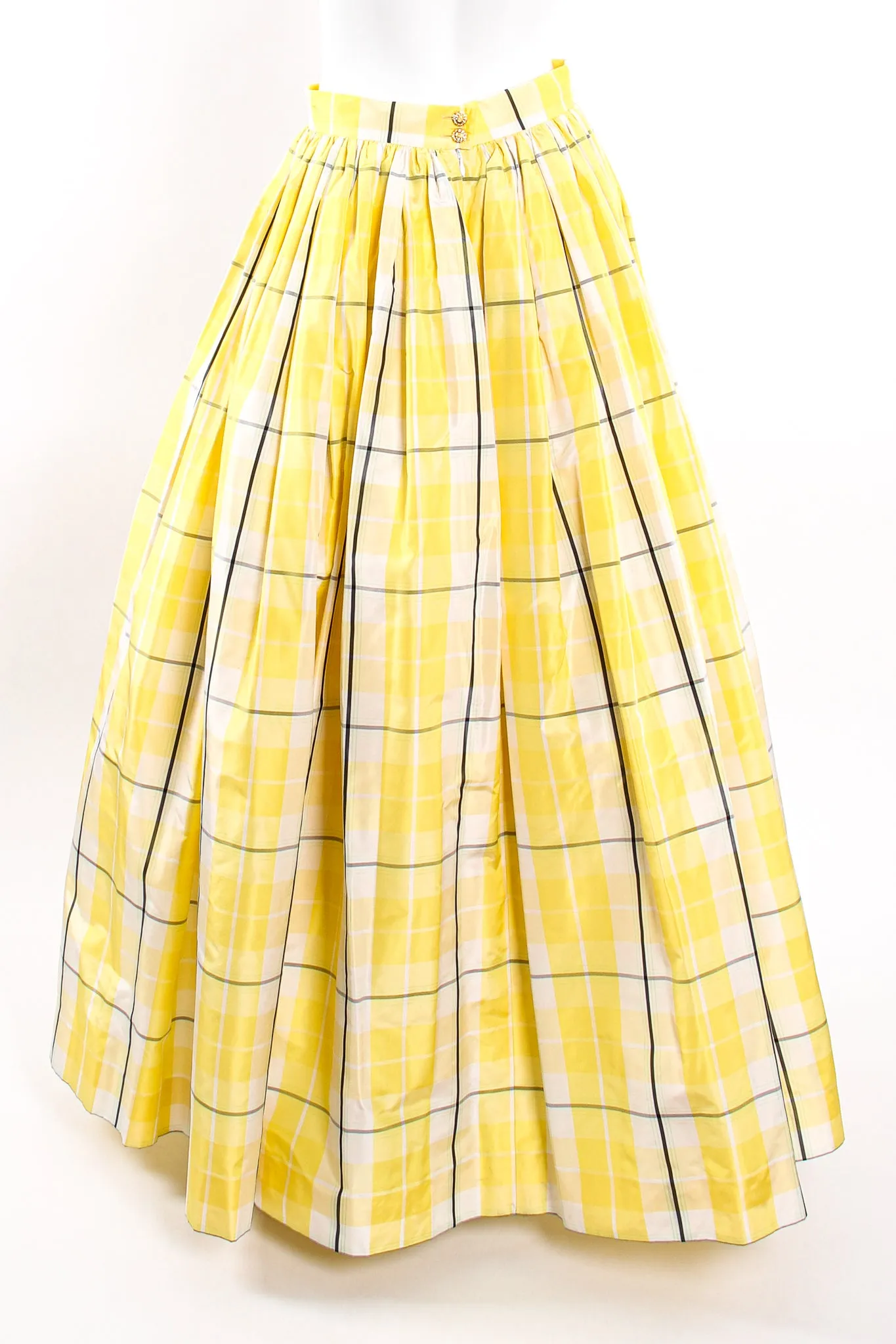 Plaid Taffeta Ball Skirt