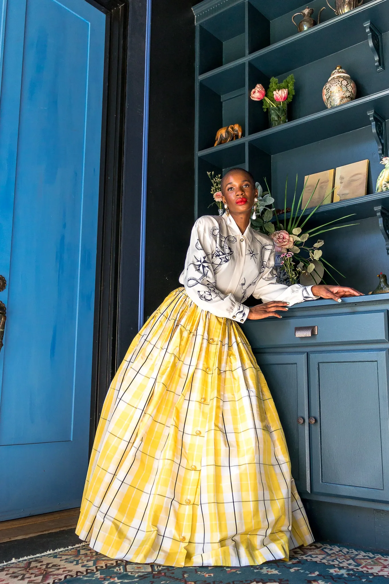 Plaid Taffeta Ball Skirt