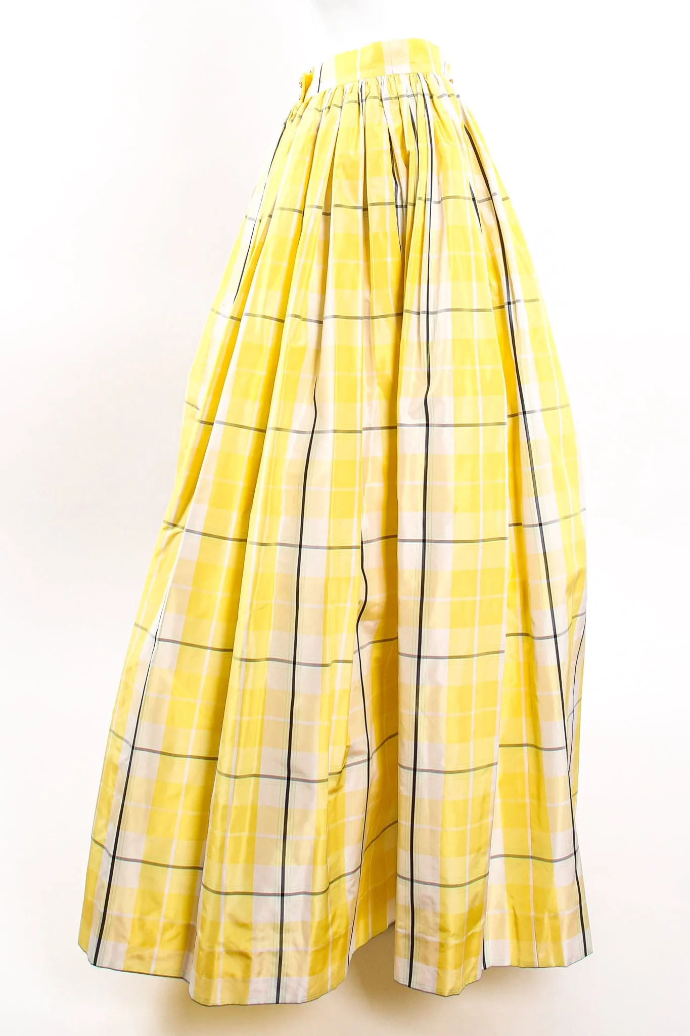 Plaid Taffeta Ball Skirt