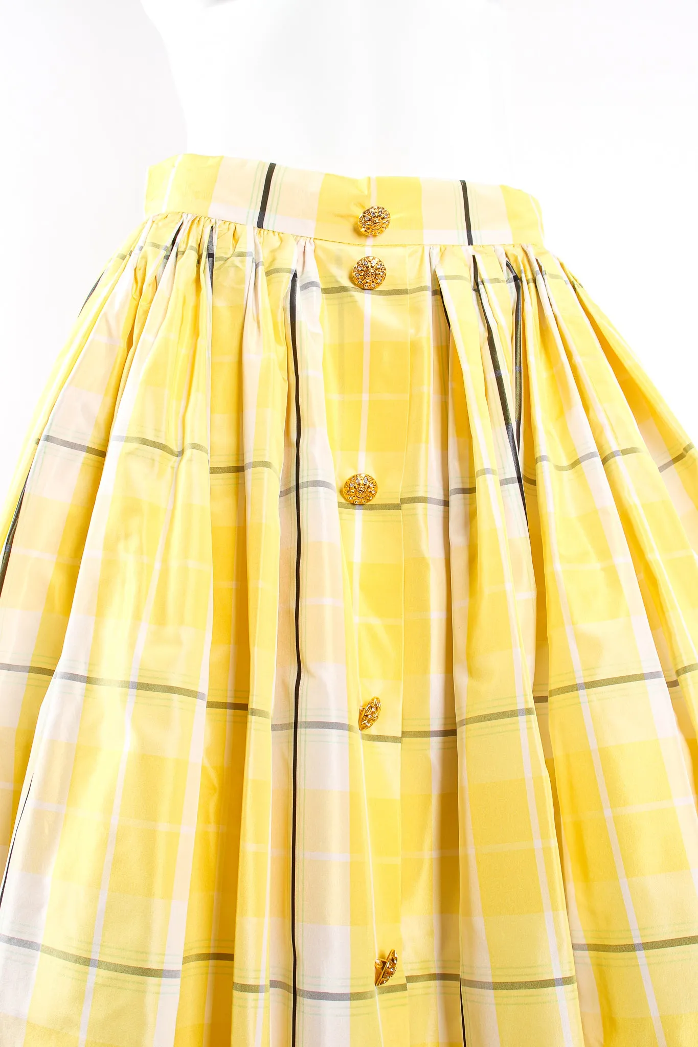Plaid Taffeta Ball Skirt