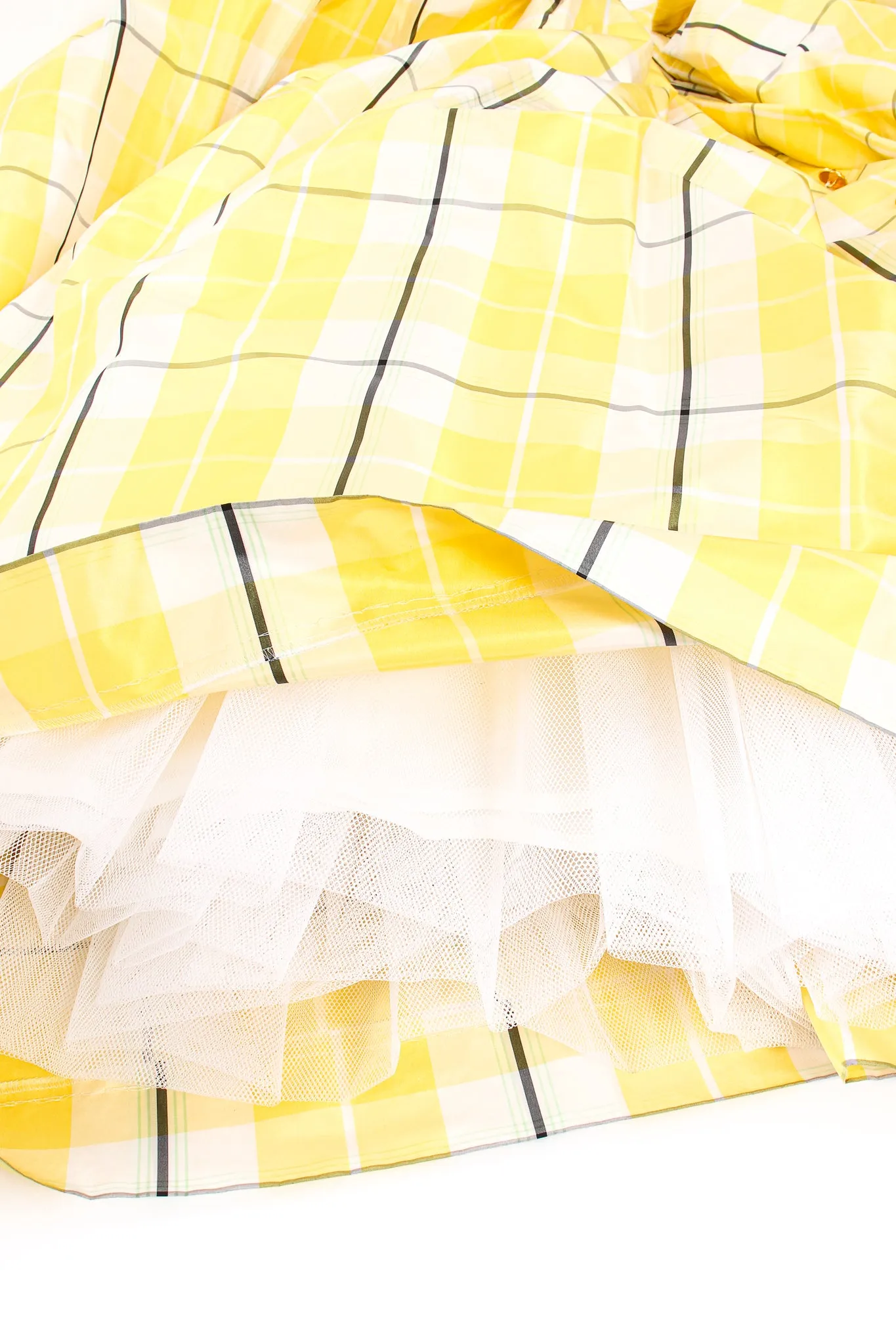 Plaid Taffeta Ball Skirt