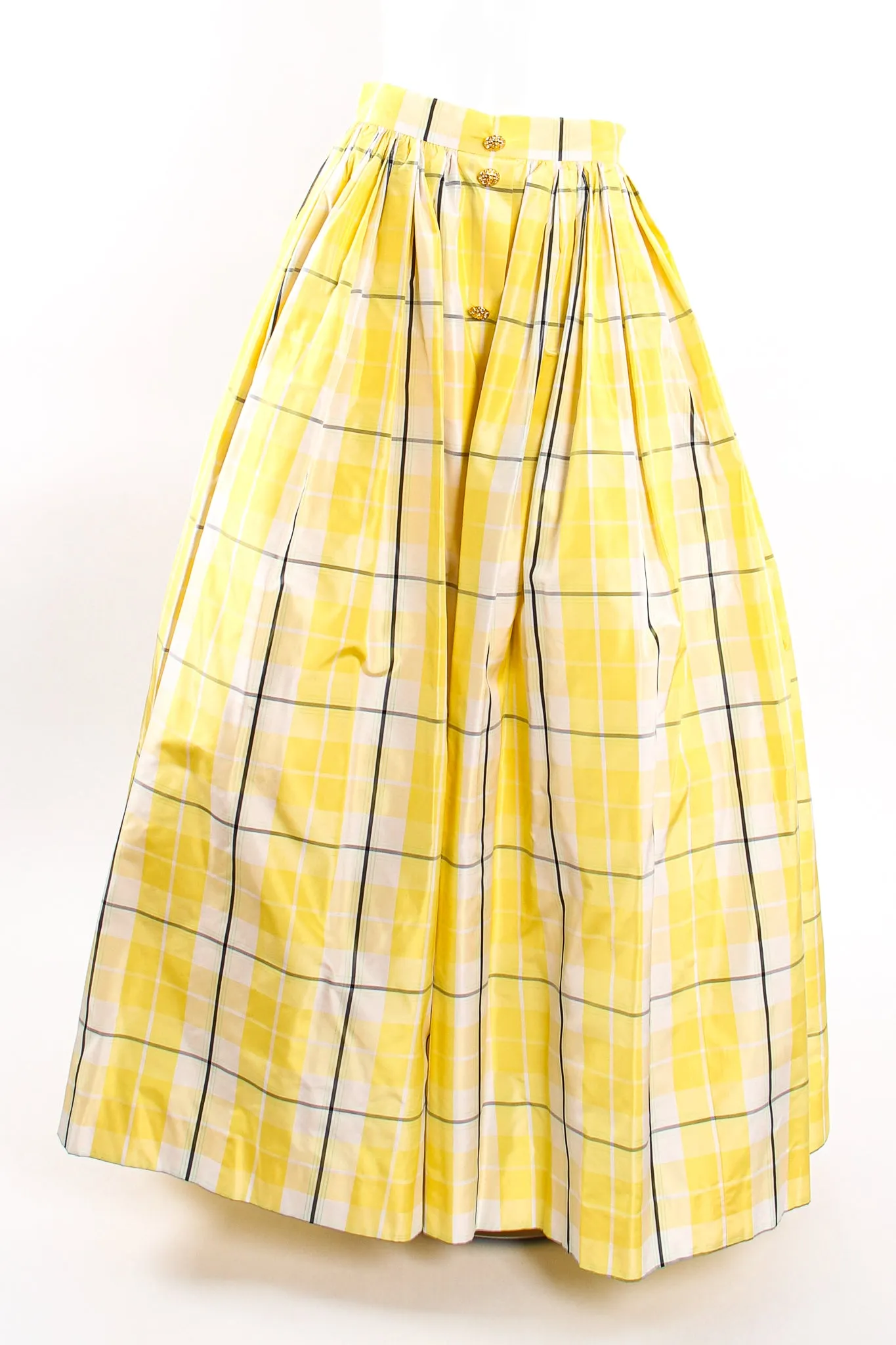 Plaid Taffeta Ball Skirt