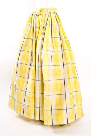 Plaid Taffeta Ball Skirt