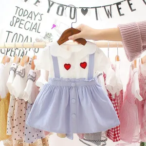 Princess Baby Girl Dress Heart