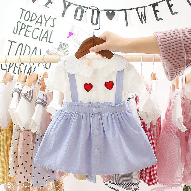 Princess Baby Girl Dress Heart