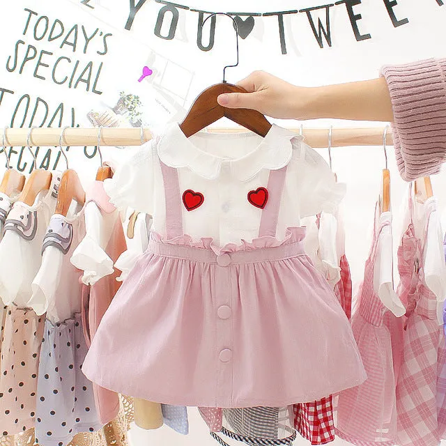 Princess Baby Girl Dress Heart
