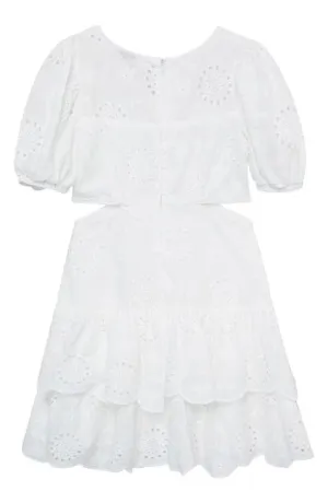 Puff Sleeve Tiered Dress