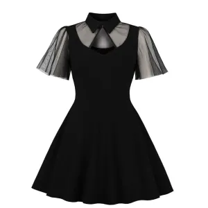 "BLACK LACE"DRESS H042308