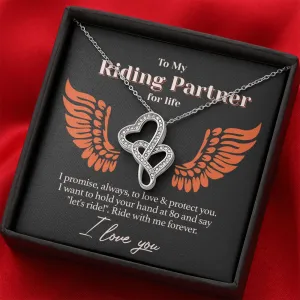 Ride With Me Forever Valentine's Day Necklace
