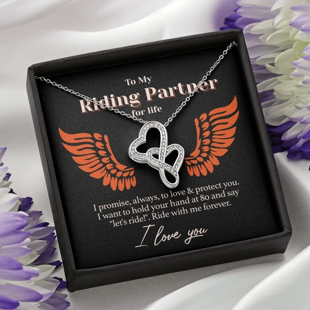 Ride With Me Forever Valentine's Day Necklace
