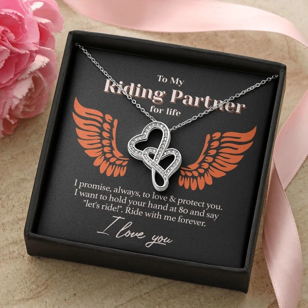 Ride With Me Forever Valentine's Day Necklace